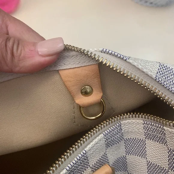 Speedy 30 Damier Azur Louis Vuitton - Picture 11 of 14